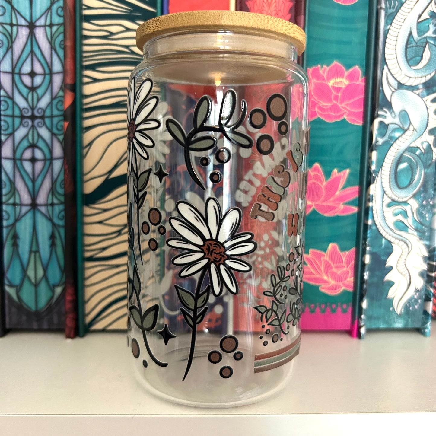 Just A Chapter Glass Tumbler