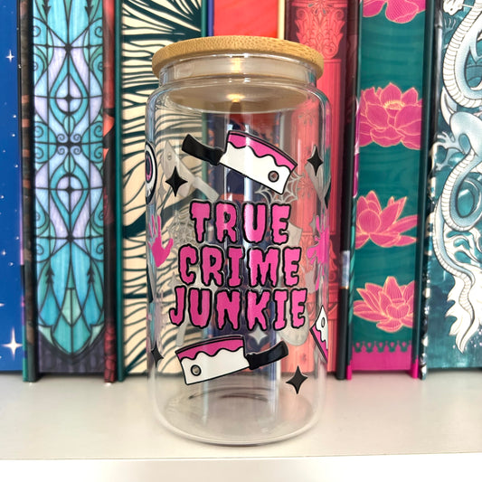 True Crime Glass Tumbler