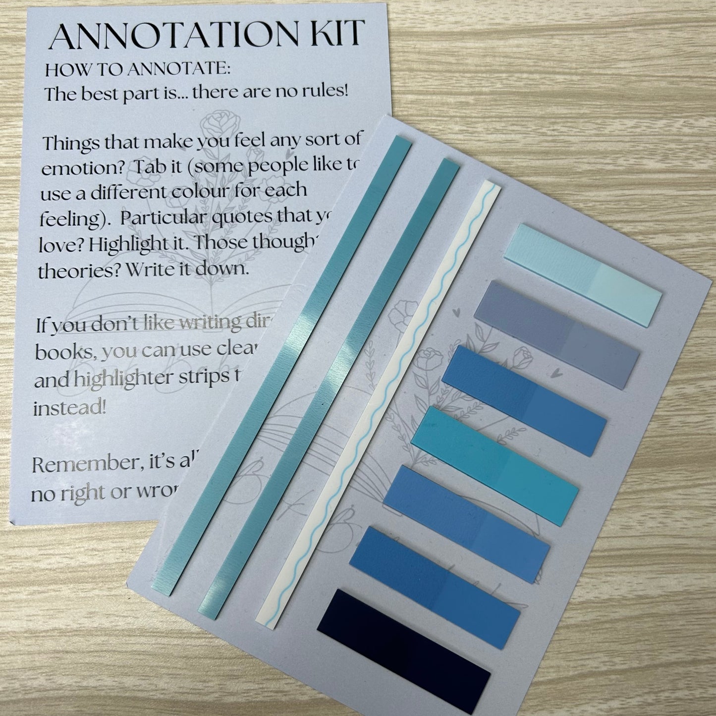 Discontinued - Blue Annotation Kit