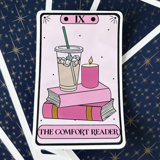 The Comfort Reader Tarot Sticker