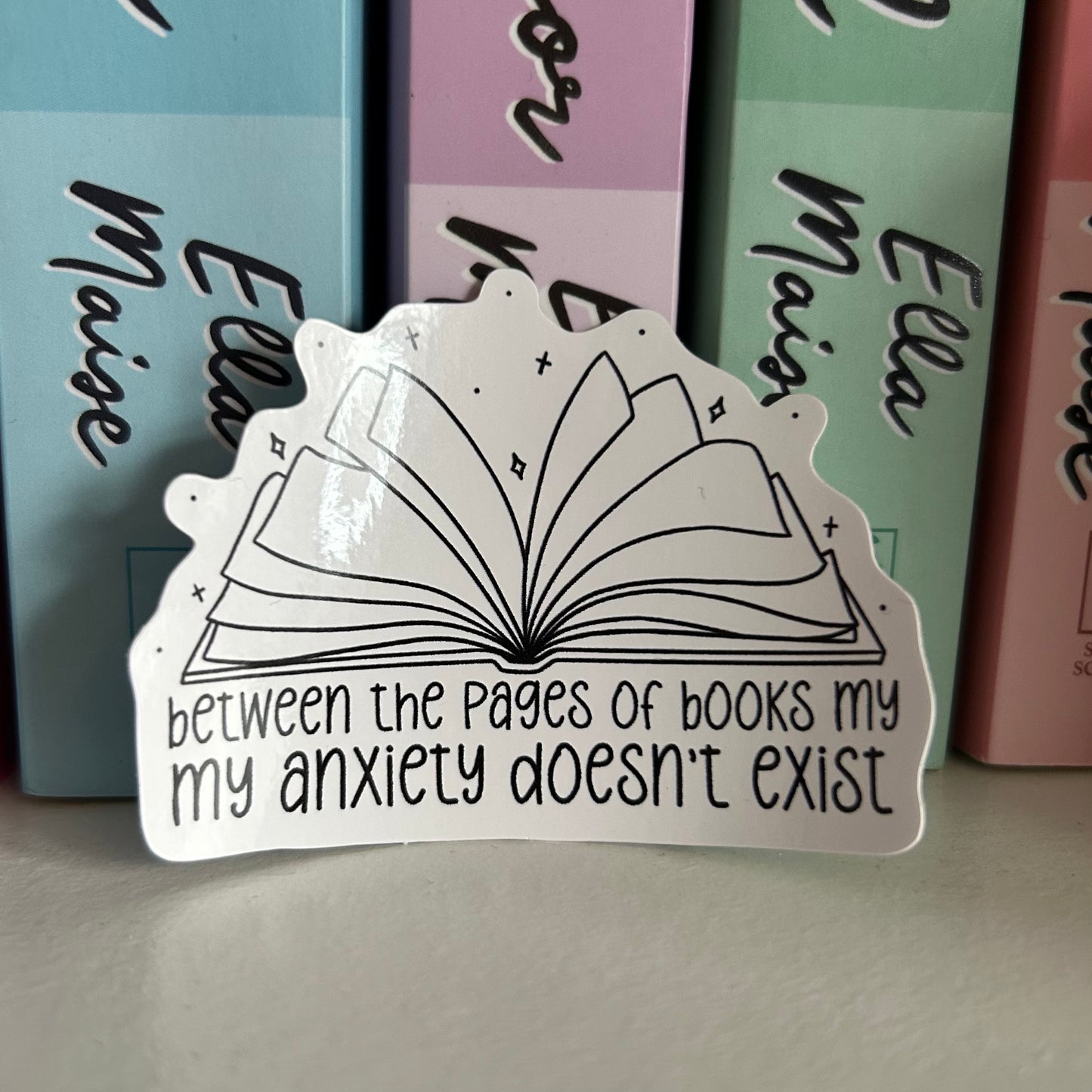 Between The Pages Sticker