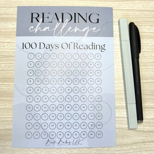 Discontinued - 100 Day Reading Challenge Card