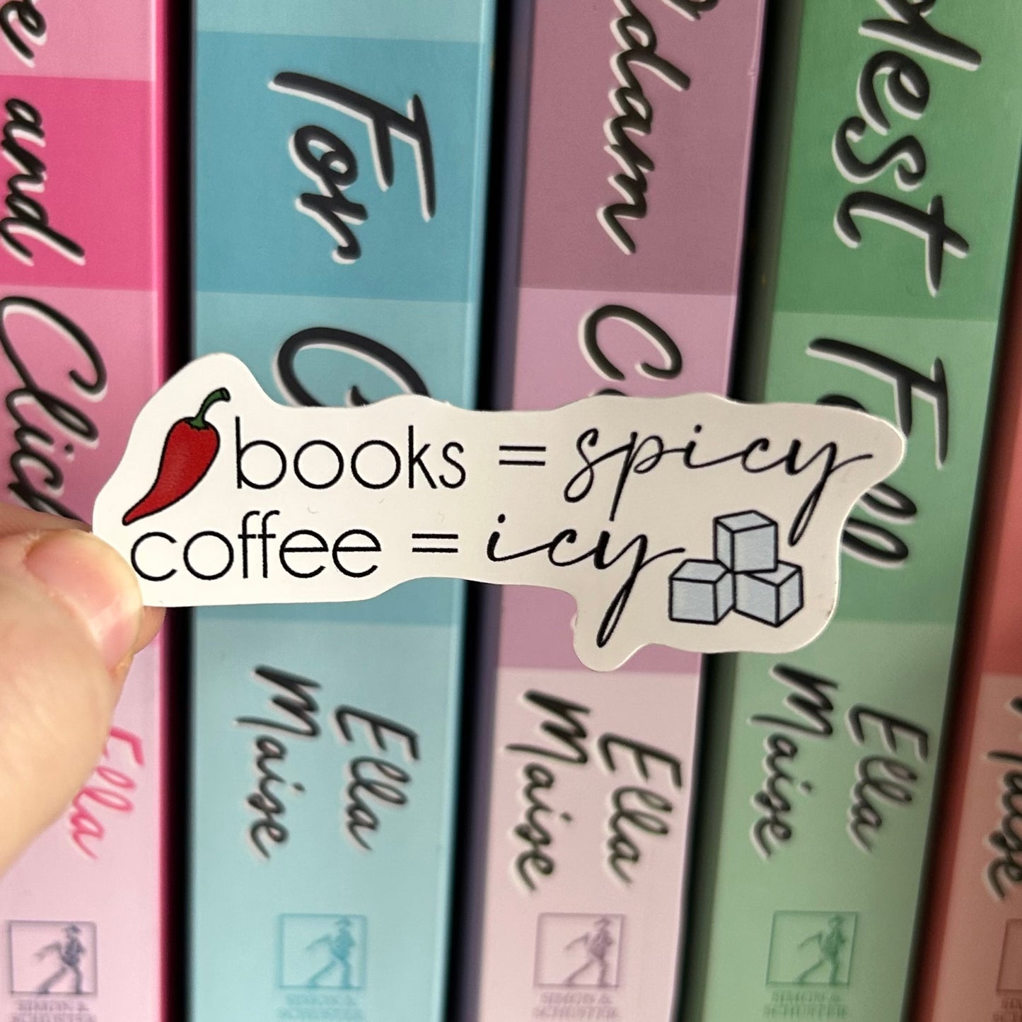 Books & Coffee Sticker