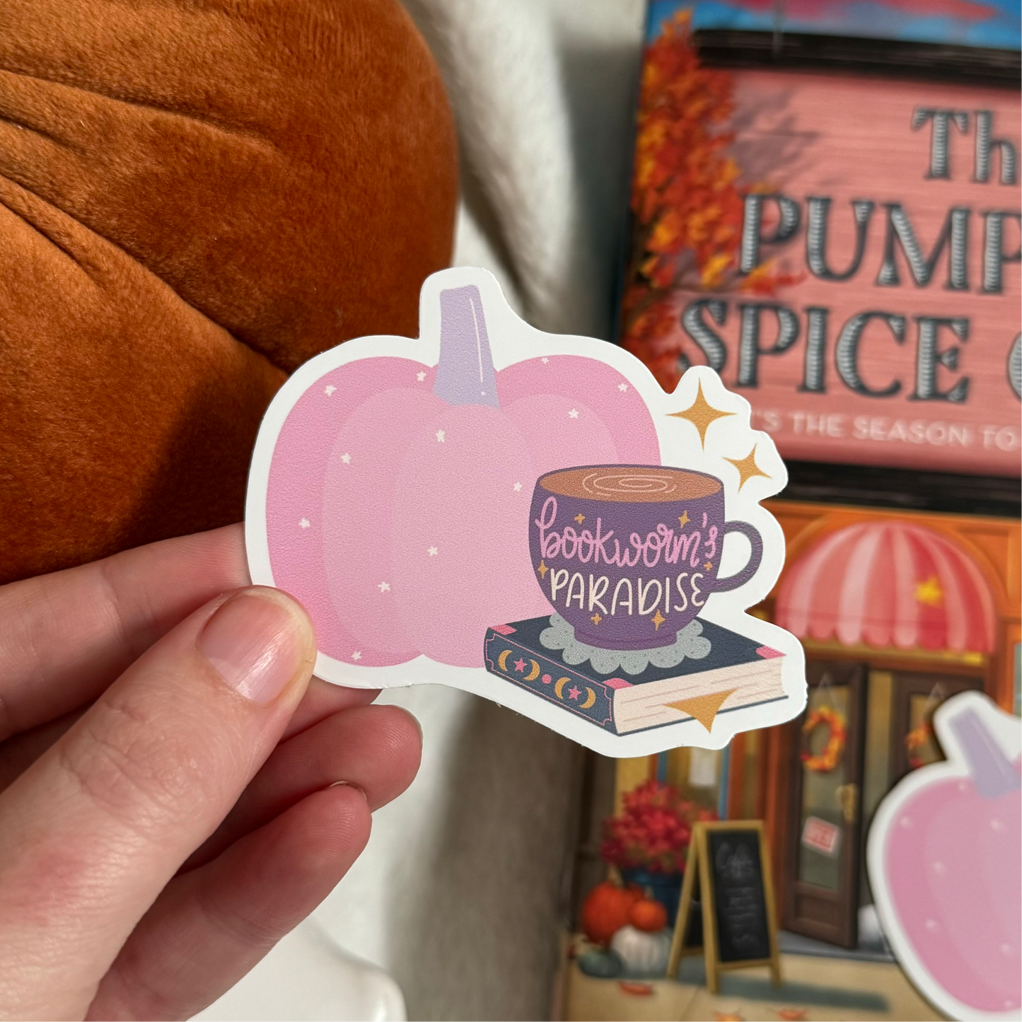 Bookworm Paradise Sticker