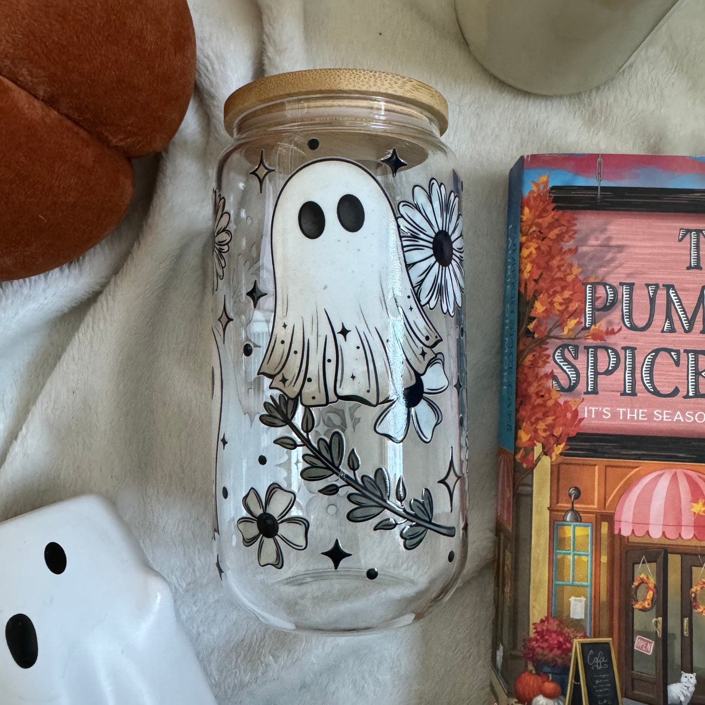 Ghostie Glass Tumbler