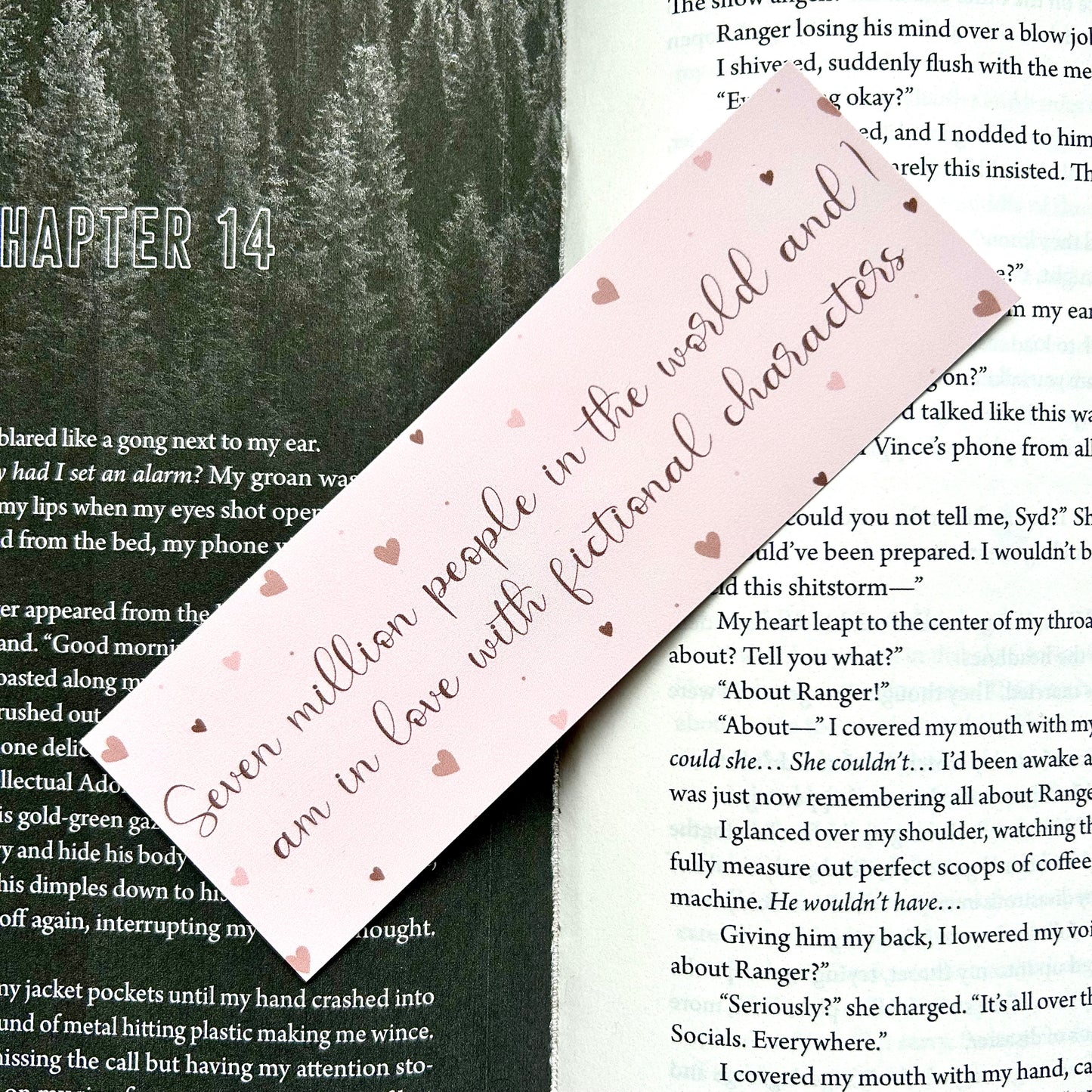 Million Fictional Characters Bookmark