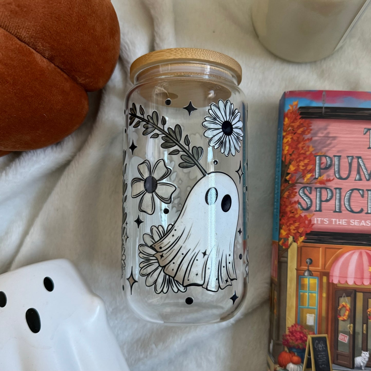 Ghostie Glass Tumbler