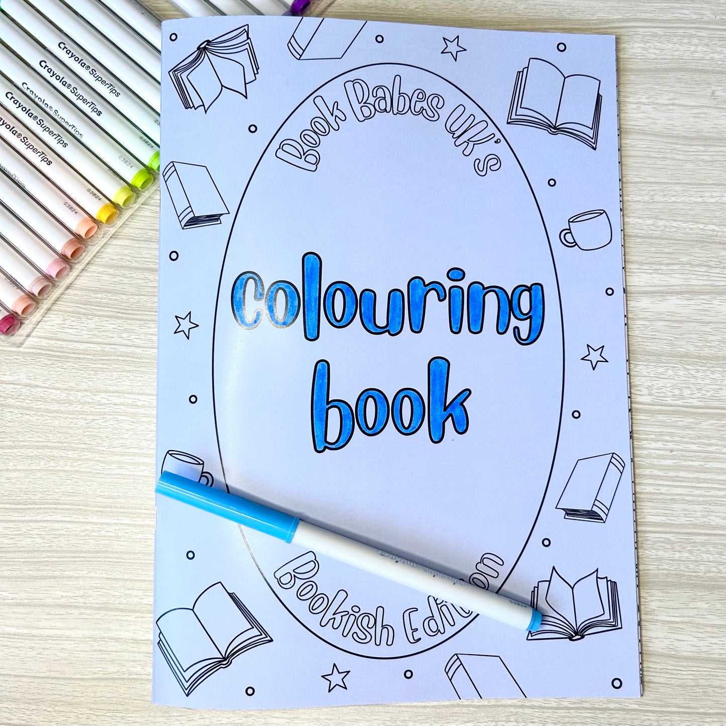 Bookish Colouring Book