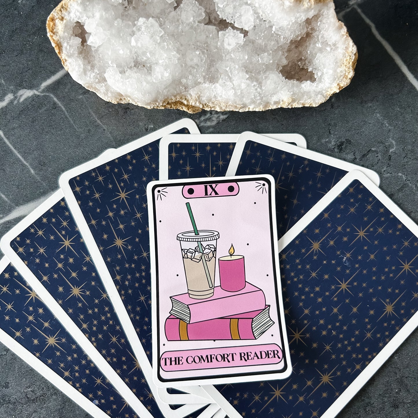 The Comfort Reader Tarot Sticker