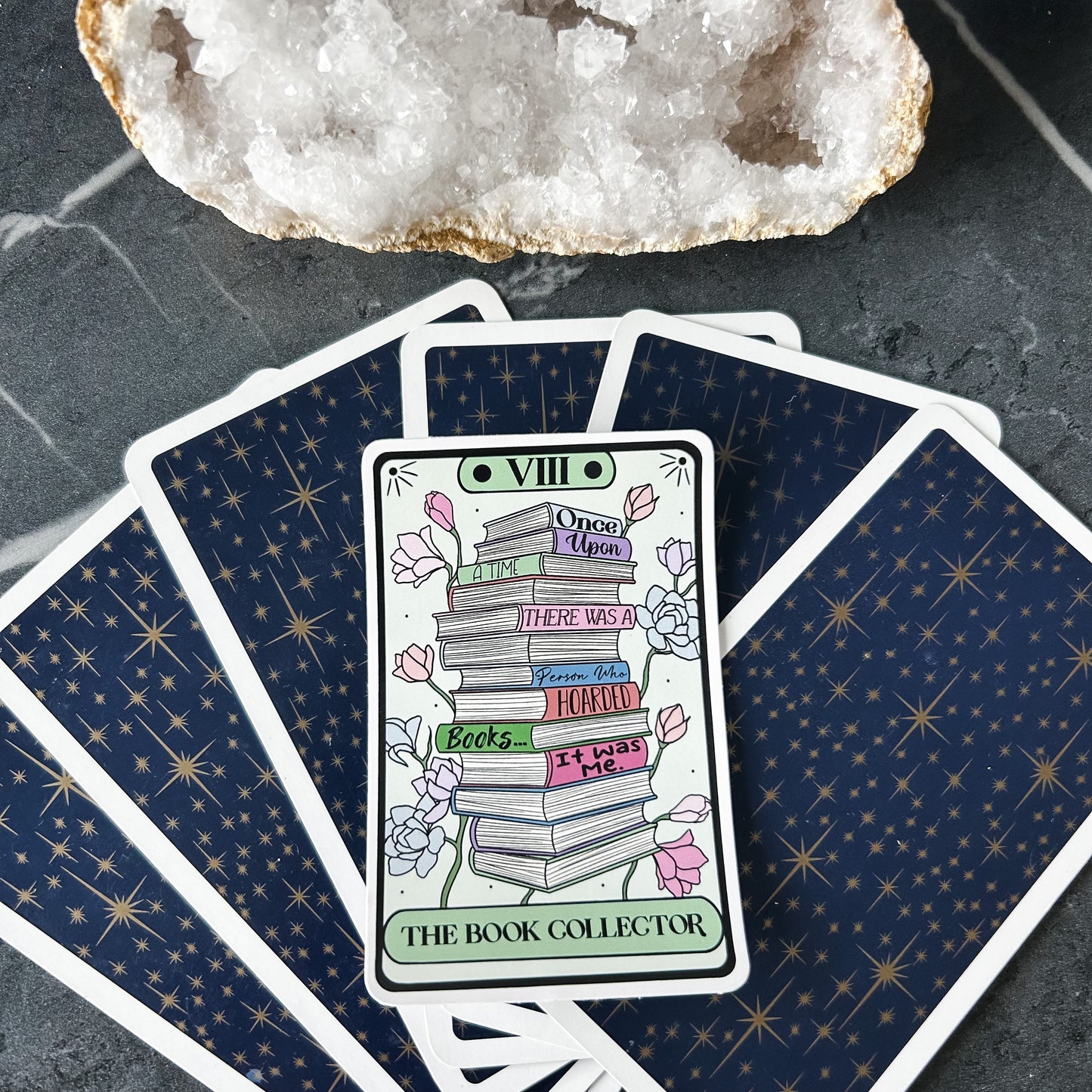 The Book Collector Tarot Sticker