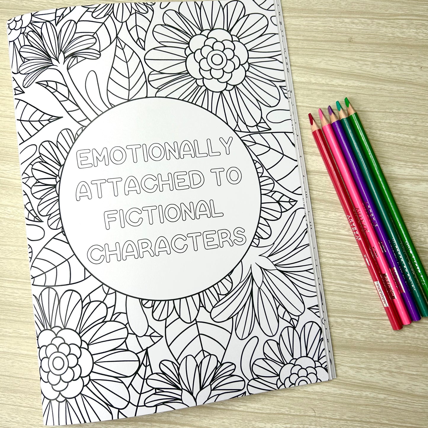 Bookish Colouring Book