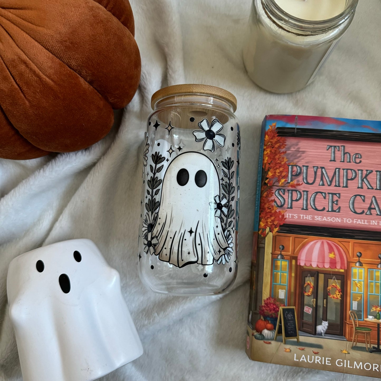 Ghostie Glass Tumbler