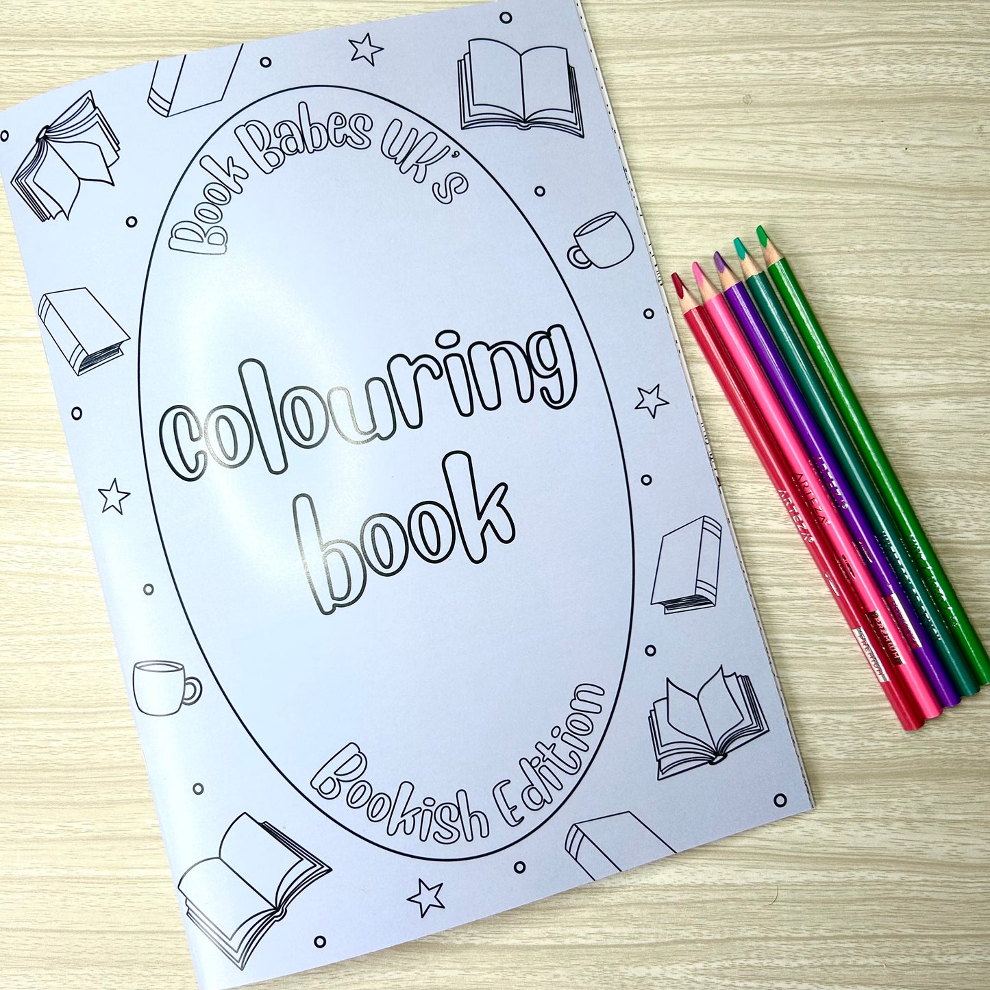 Bookish Colouring Book