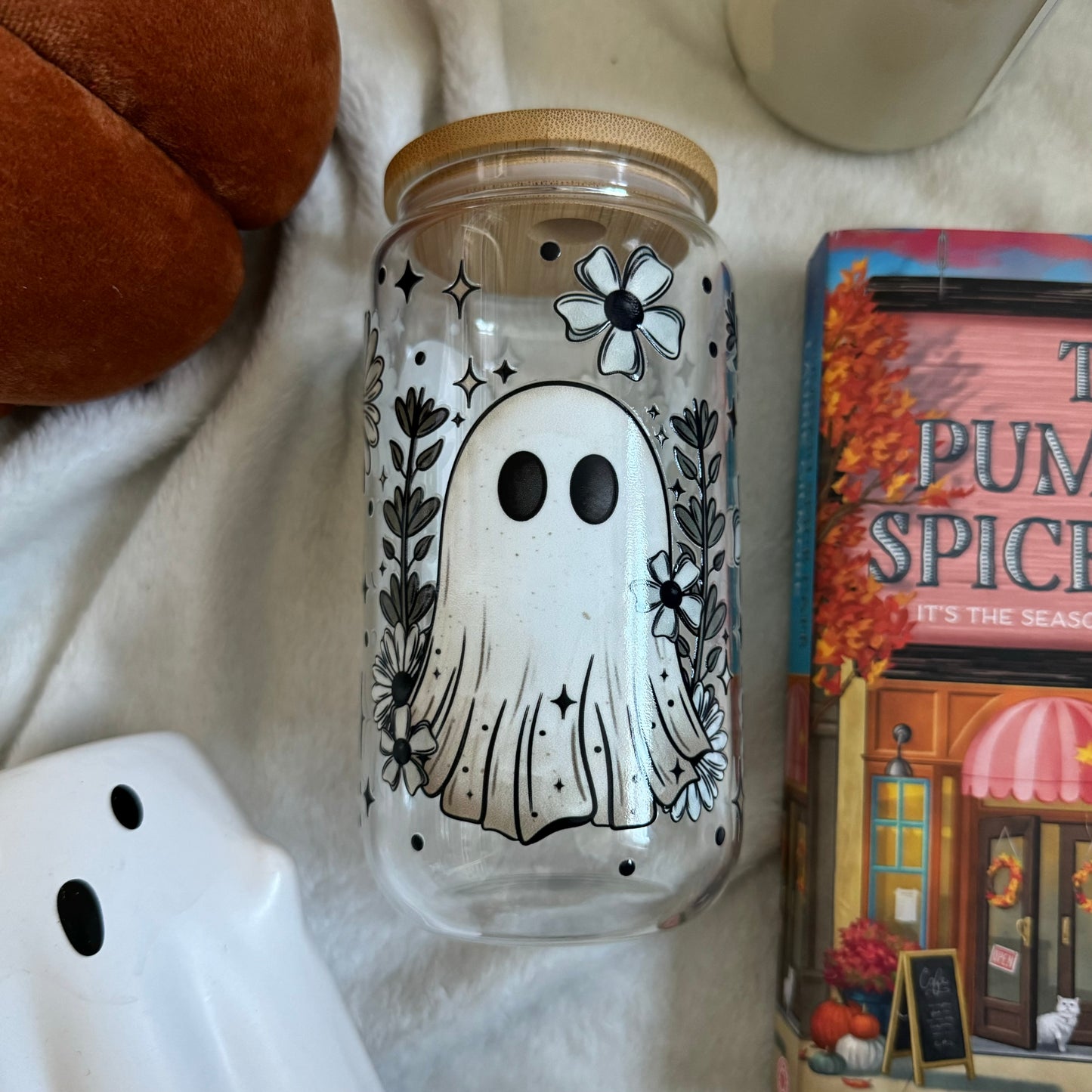 Ghostie Glass Tumbler