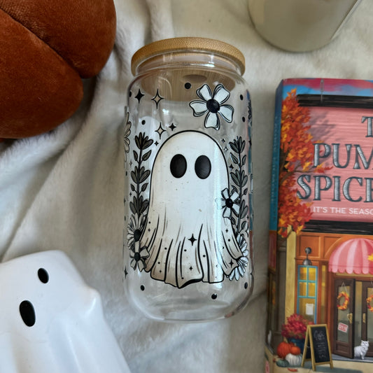 Ghostie Glass Tumbler