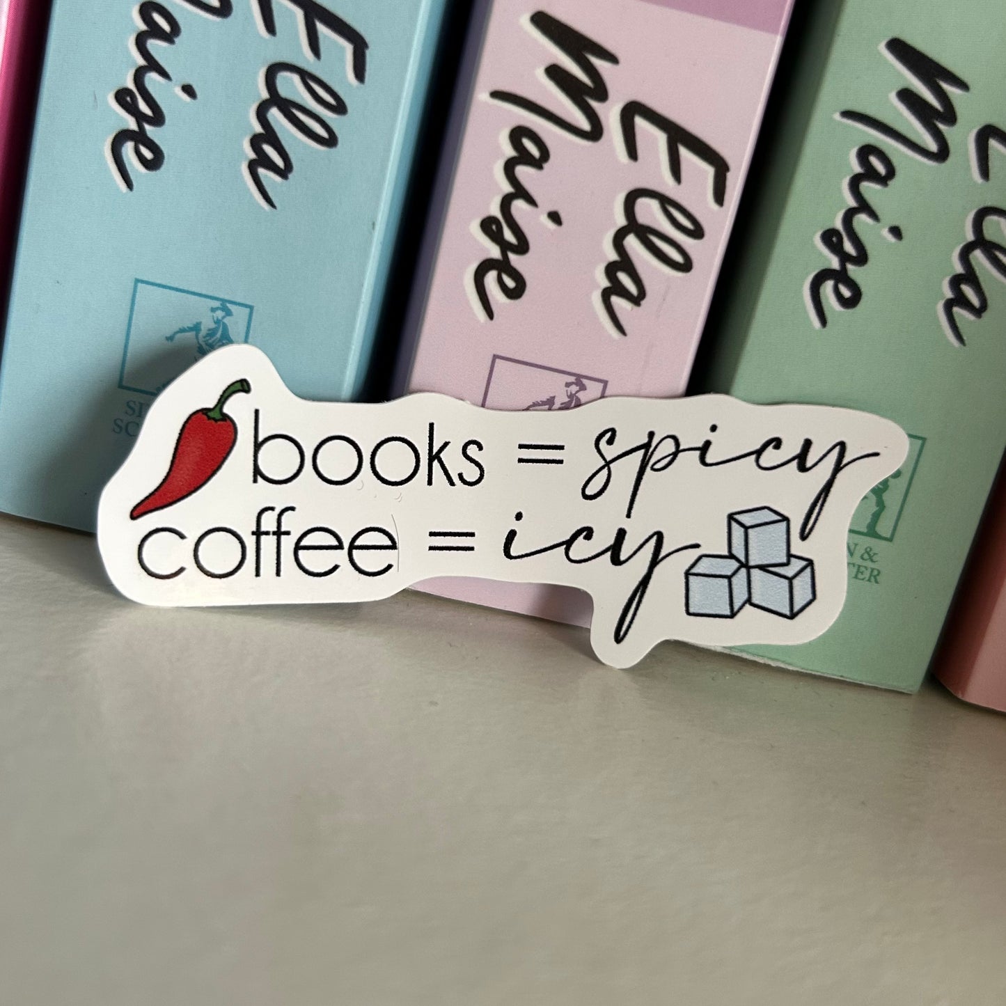 Books & Coffee Sticker