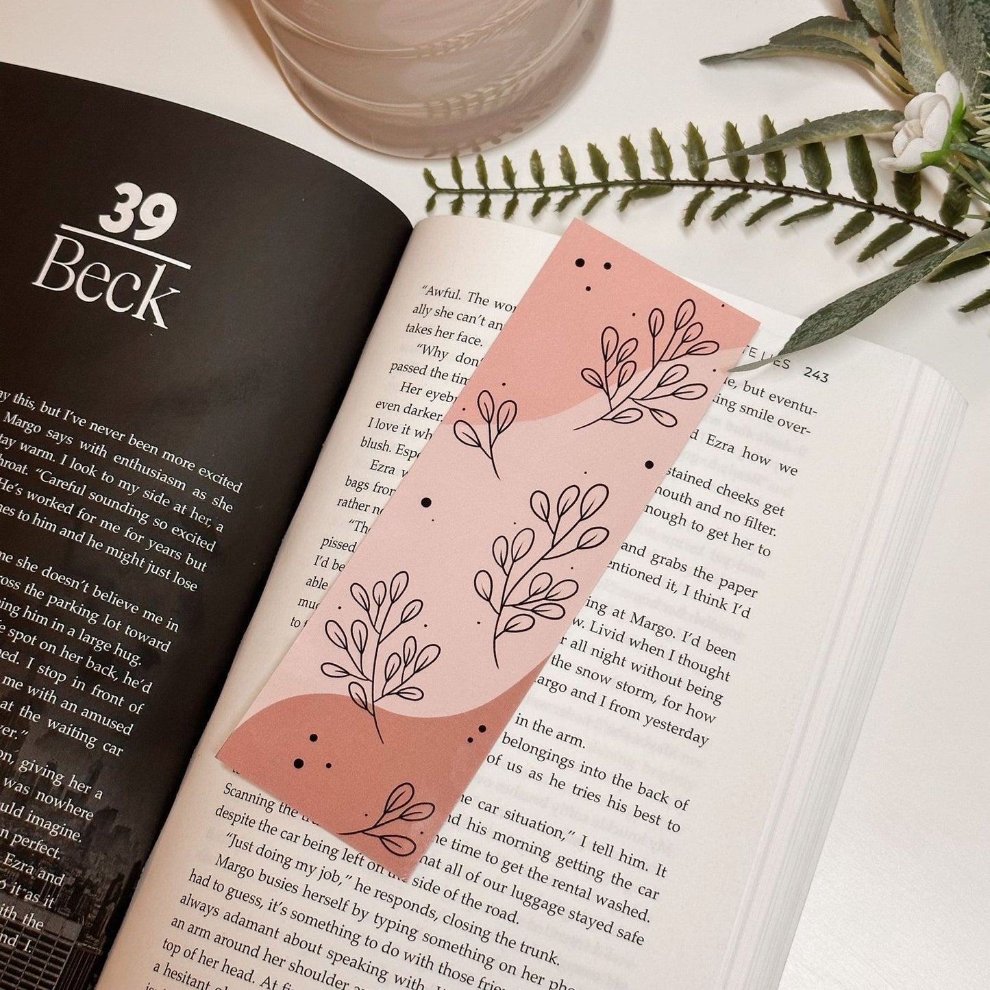 Nude Minimalistic Bookmark