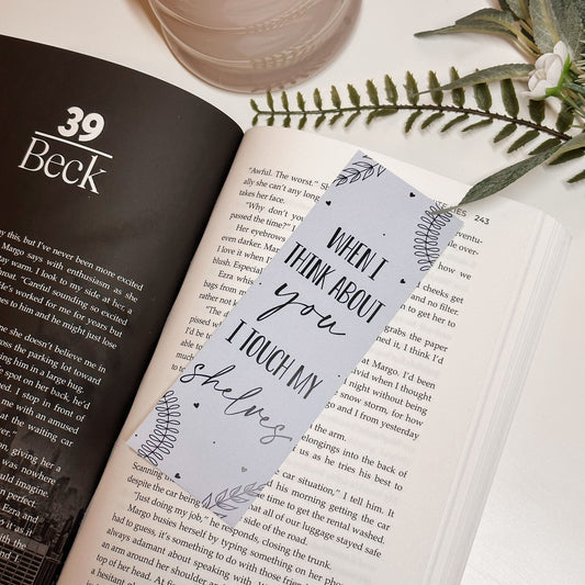 Discontinued Sale - Touch My Shelves Bookmark