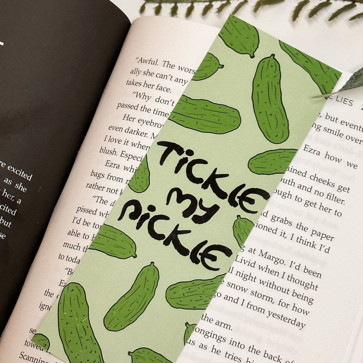 Tickle My Pickle Bookmark