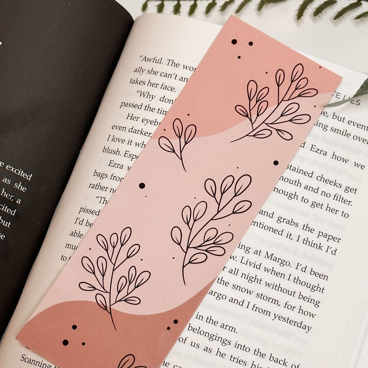 Nude Minimalistic Bookmark