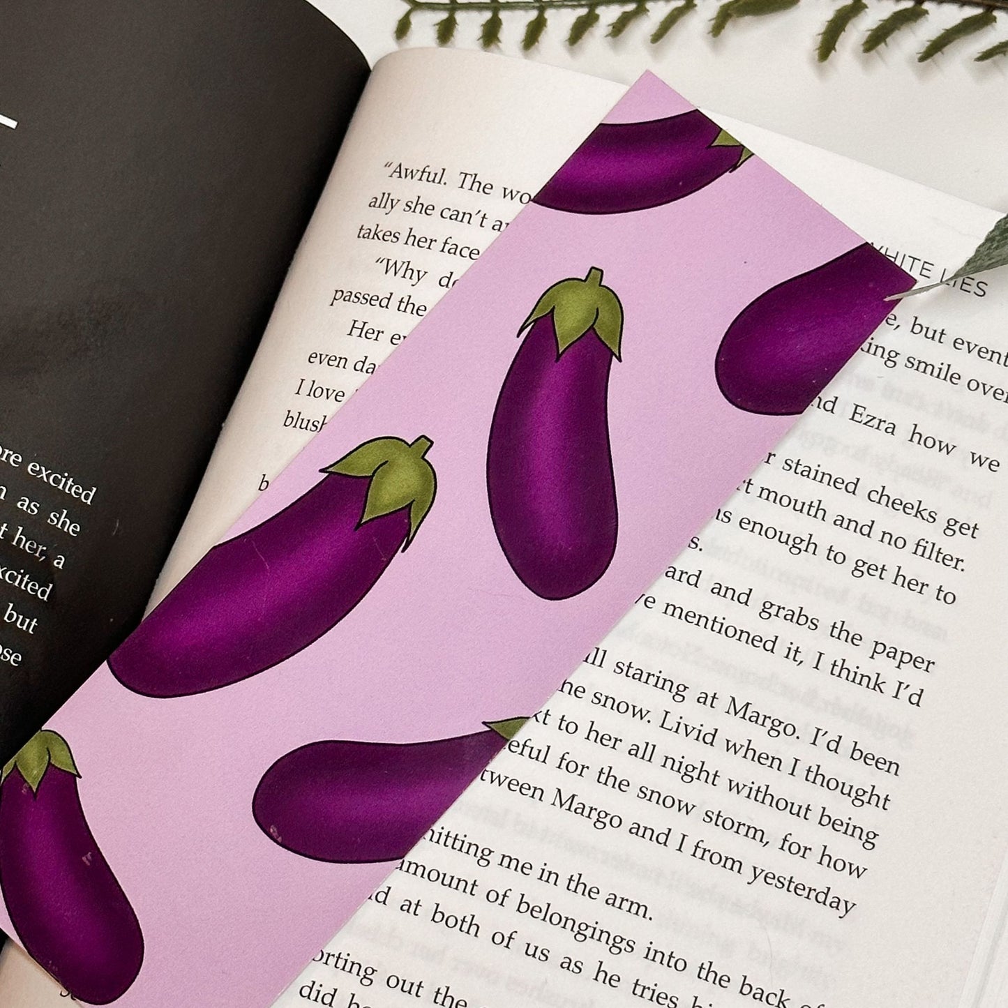 Eggplant Bookmark